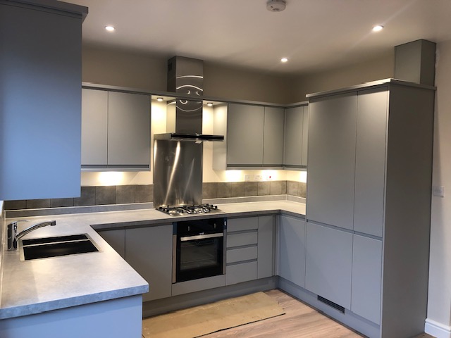 Kitchen installation in Feltham